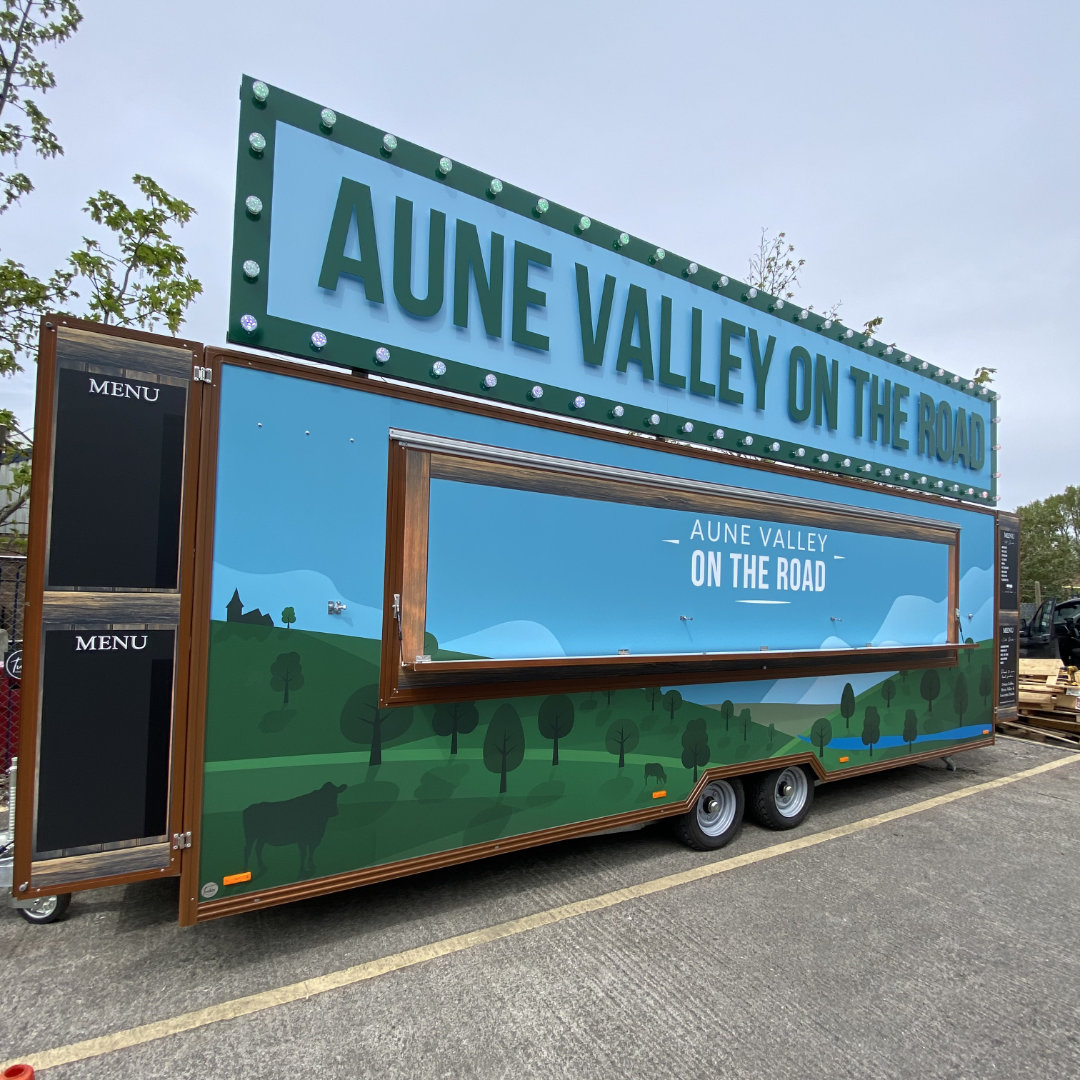 Aune Valley Catering Unit Graphics