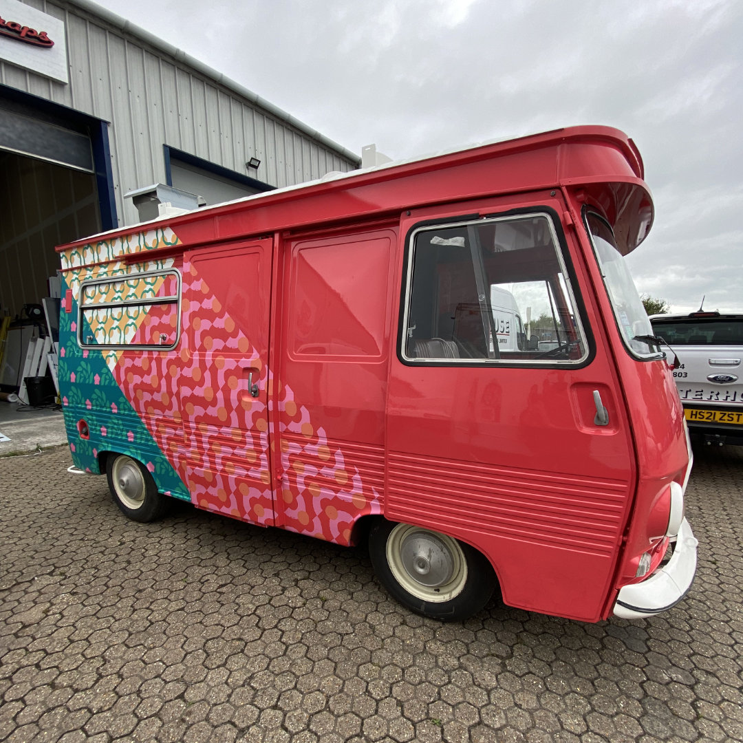 Borderless Kitchen Vehicle Wrap