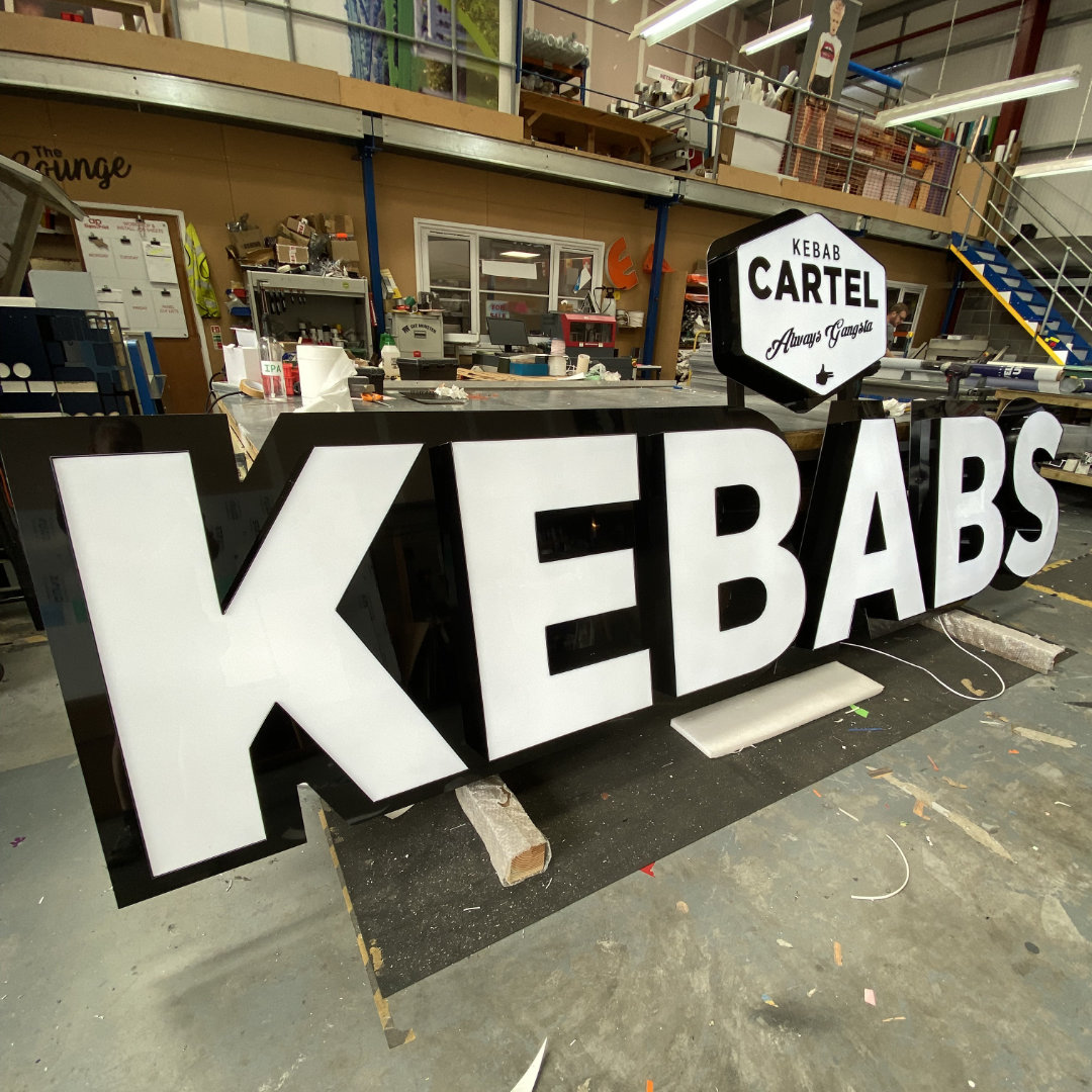 Kebabs Custom Festival Signage