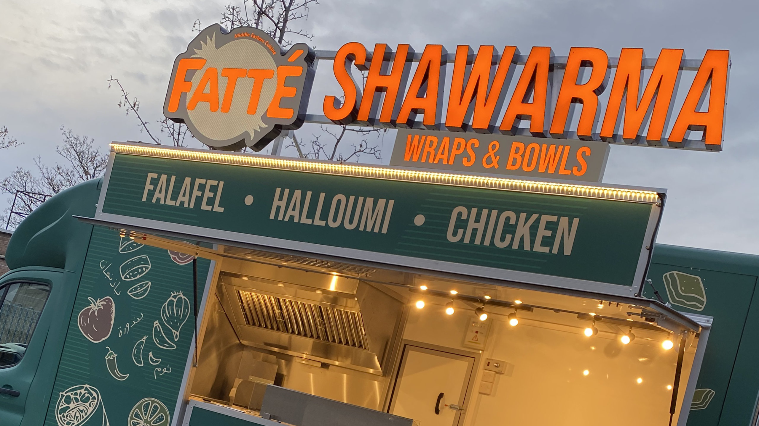 Fatté Shawarma Catering Trailer Wrap