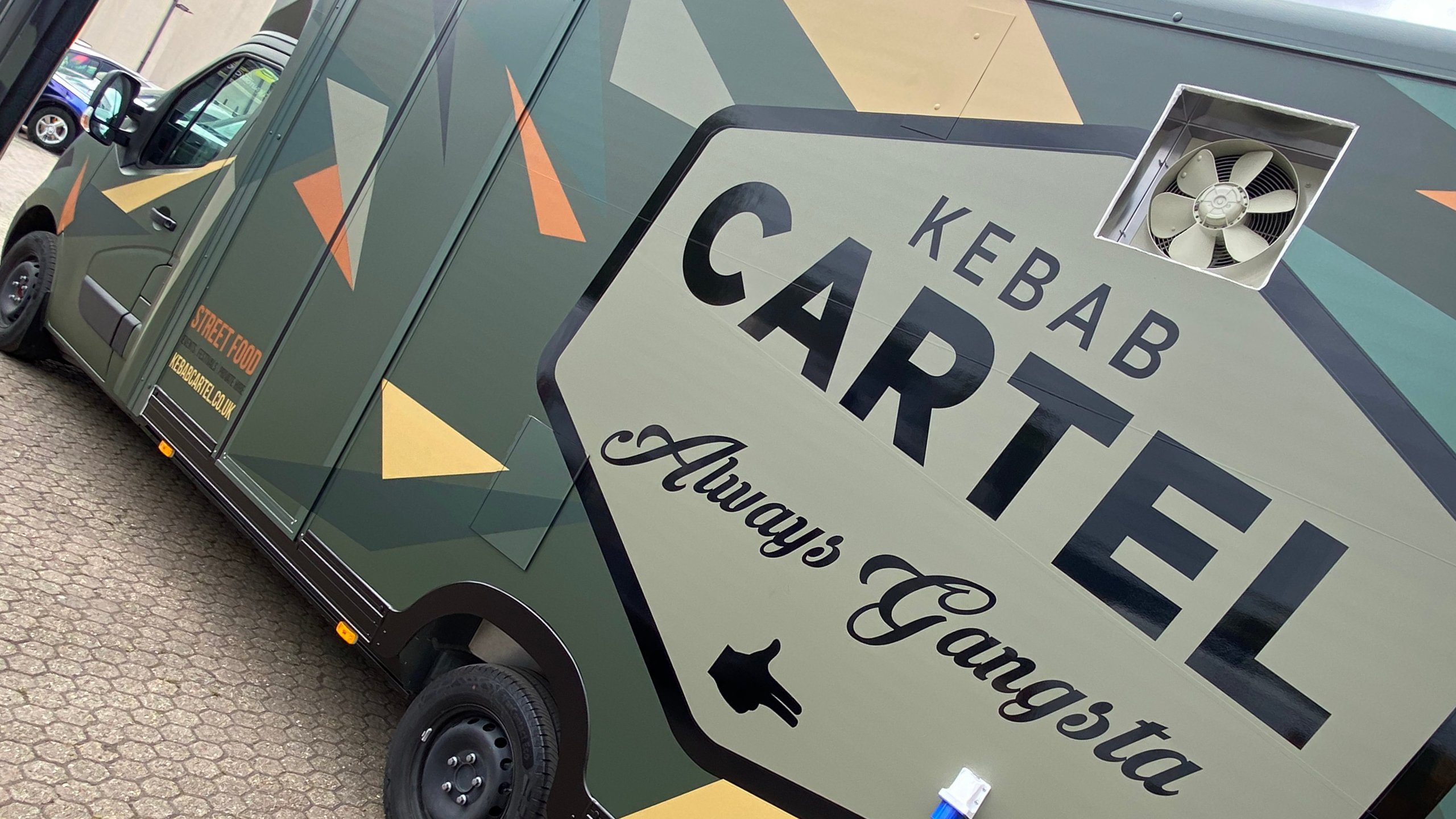 Kebab Cartel Custom Signage Wrap